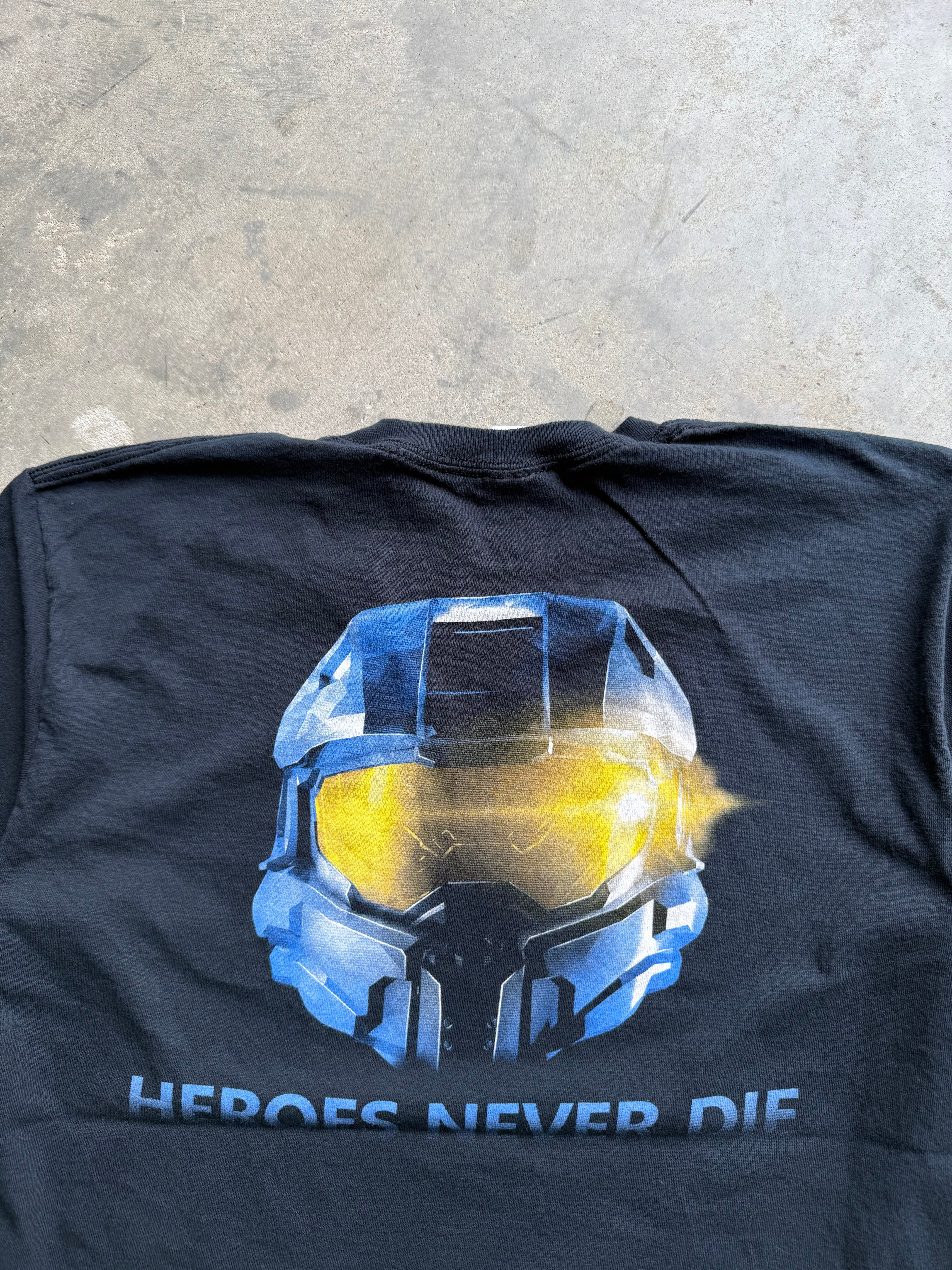 00's HALO XBOX VIDEO GAME PROMO TEE LARGE - JW GALLERIA