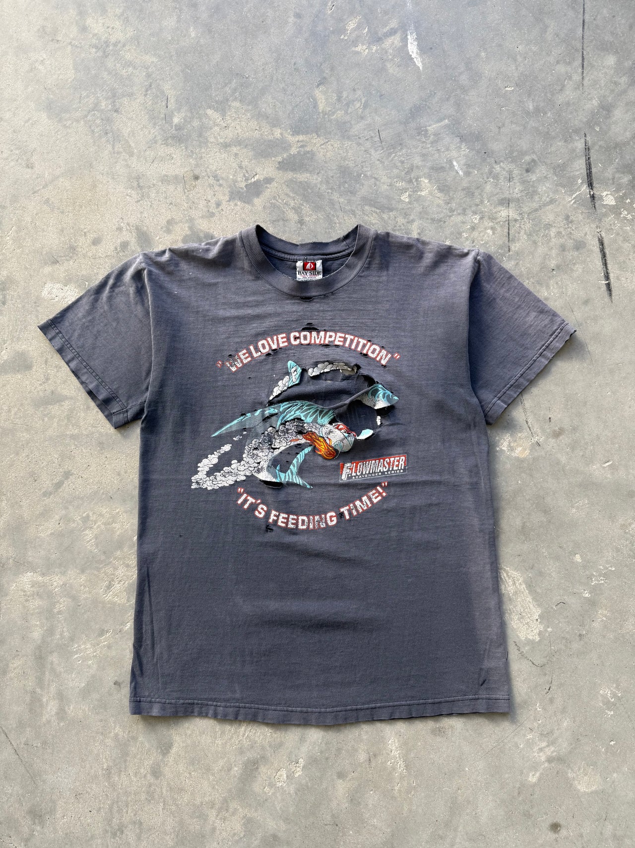 1990’s FLOWMASTER COMPETITION THRASH FADED LARGE