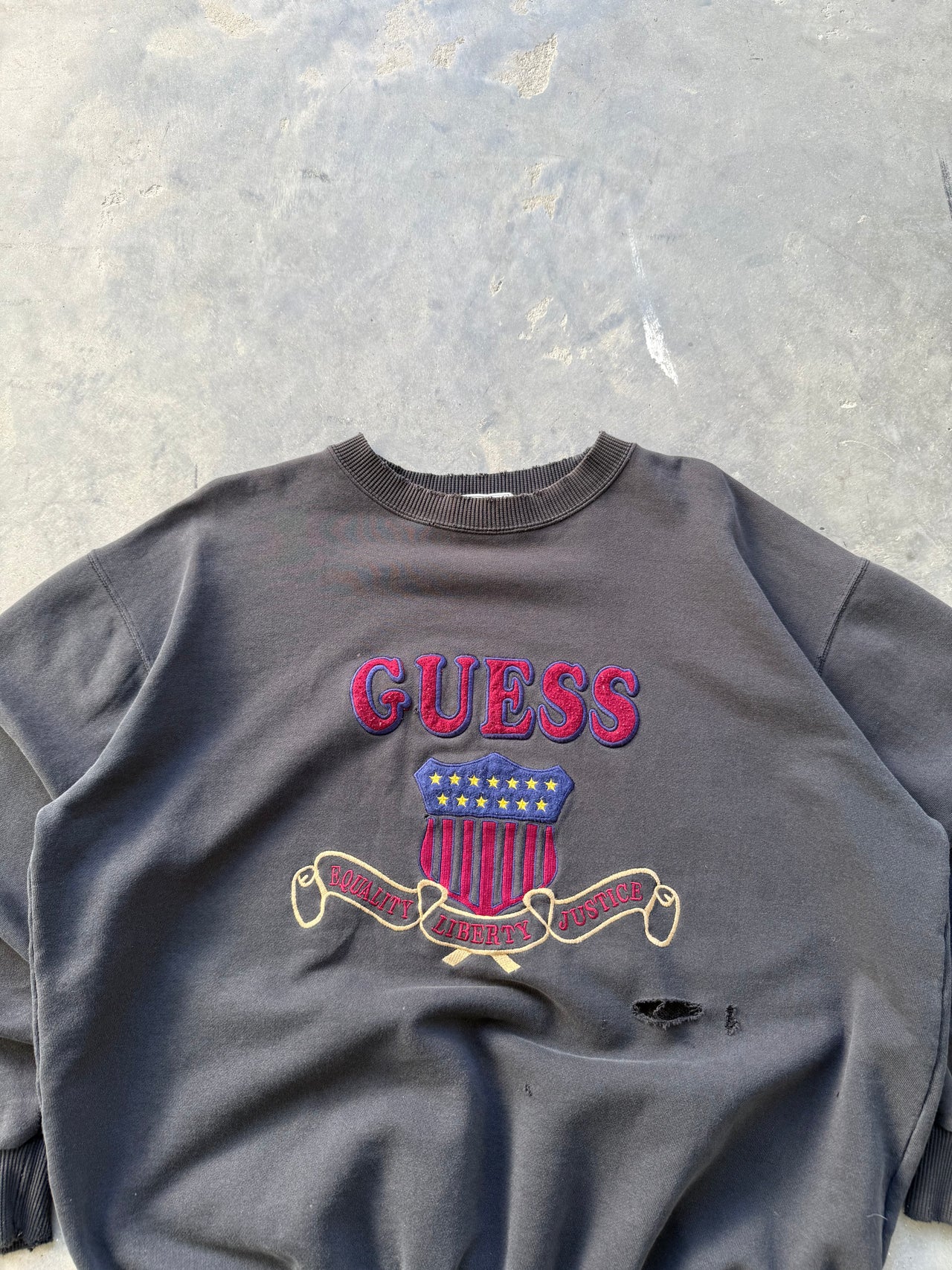 1990’s FADED BOXY HEAVYWEIGHT CREWNECK XL