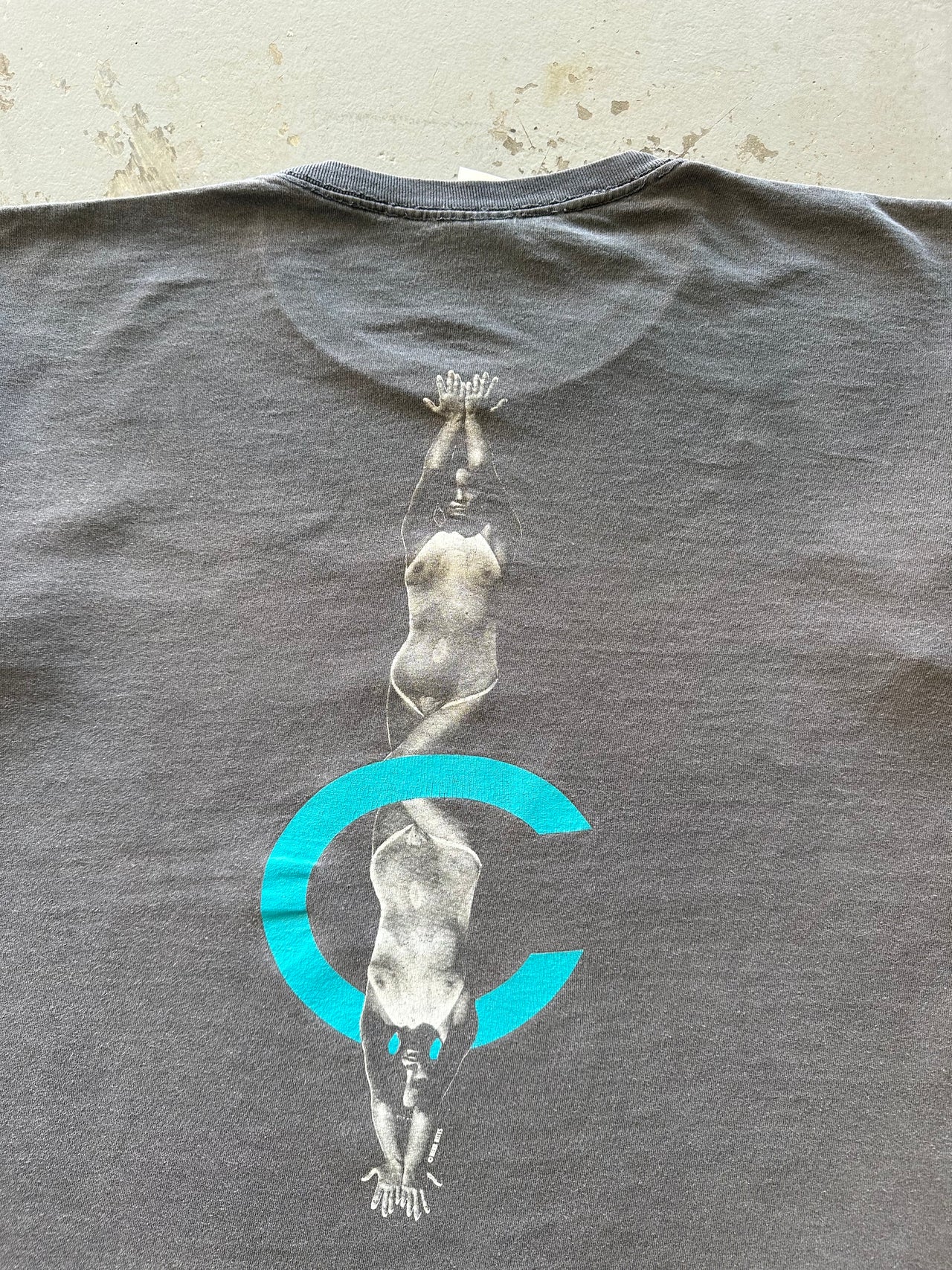 1990’s MIRRORED NAKED PHOTOGRAPHIC TEE XL