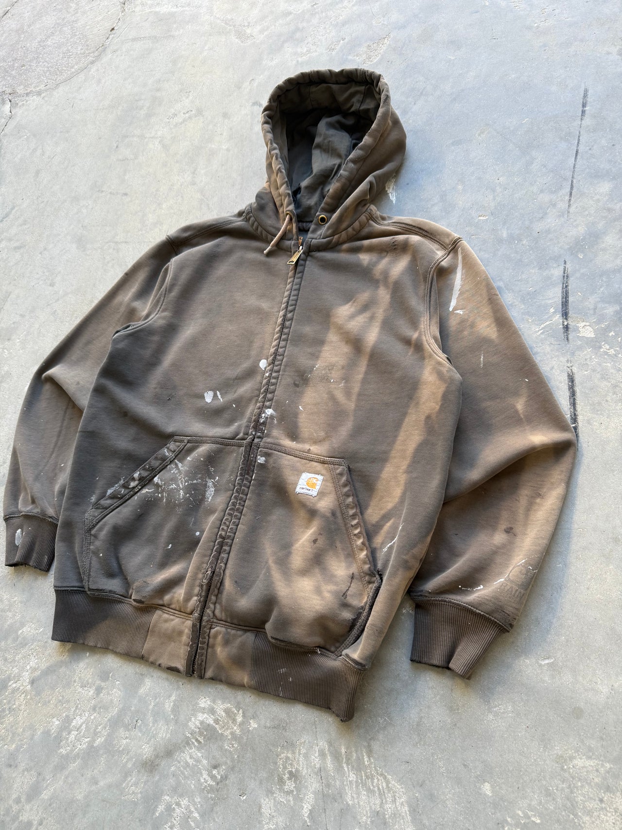 90’s FADED SMOKED THRASHED PAINT SPLATTER CARHARTT L
