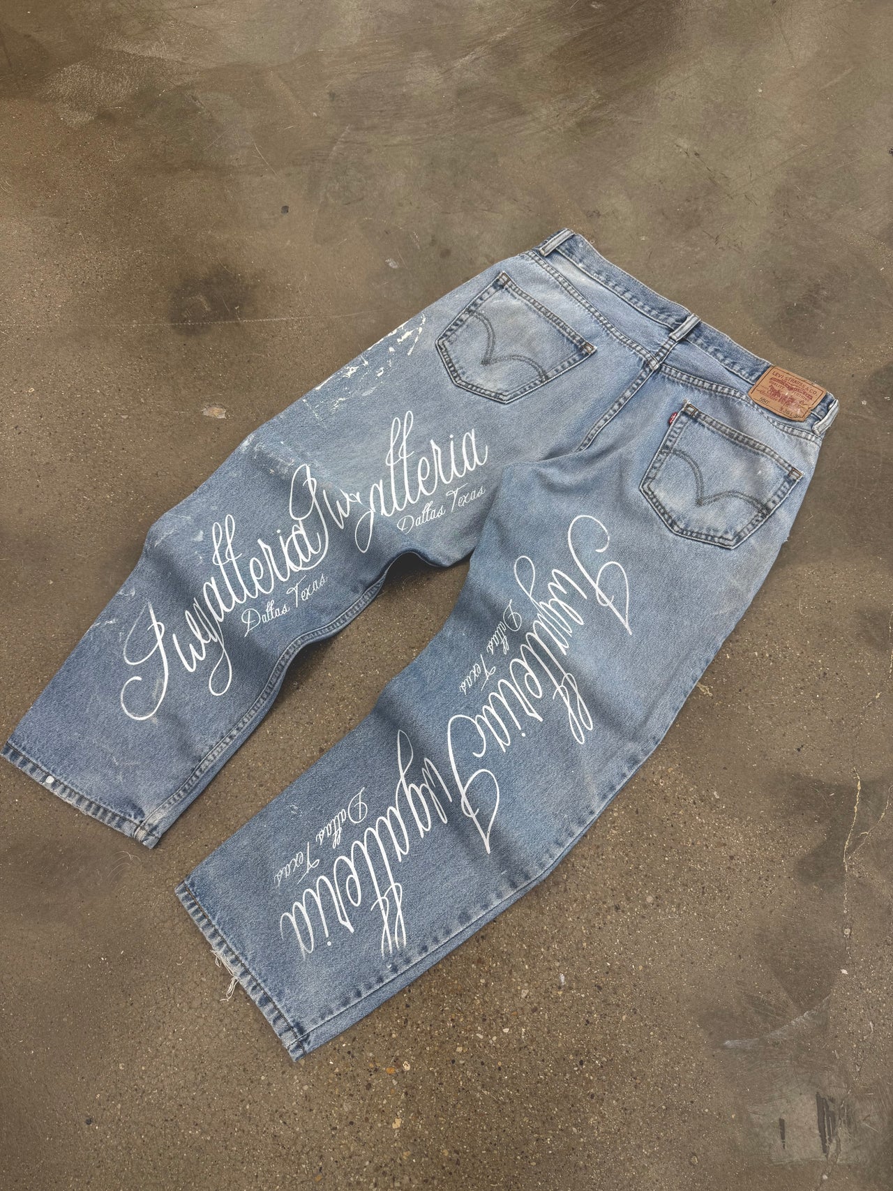 SCRIPT PANTS SZ 34