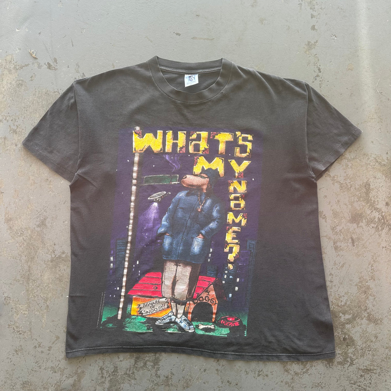 1990’s SNOOP DOG WHATS MY NAME RAP TEE XL