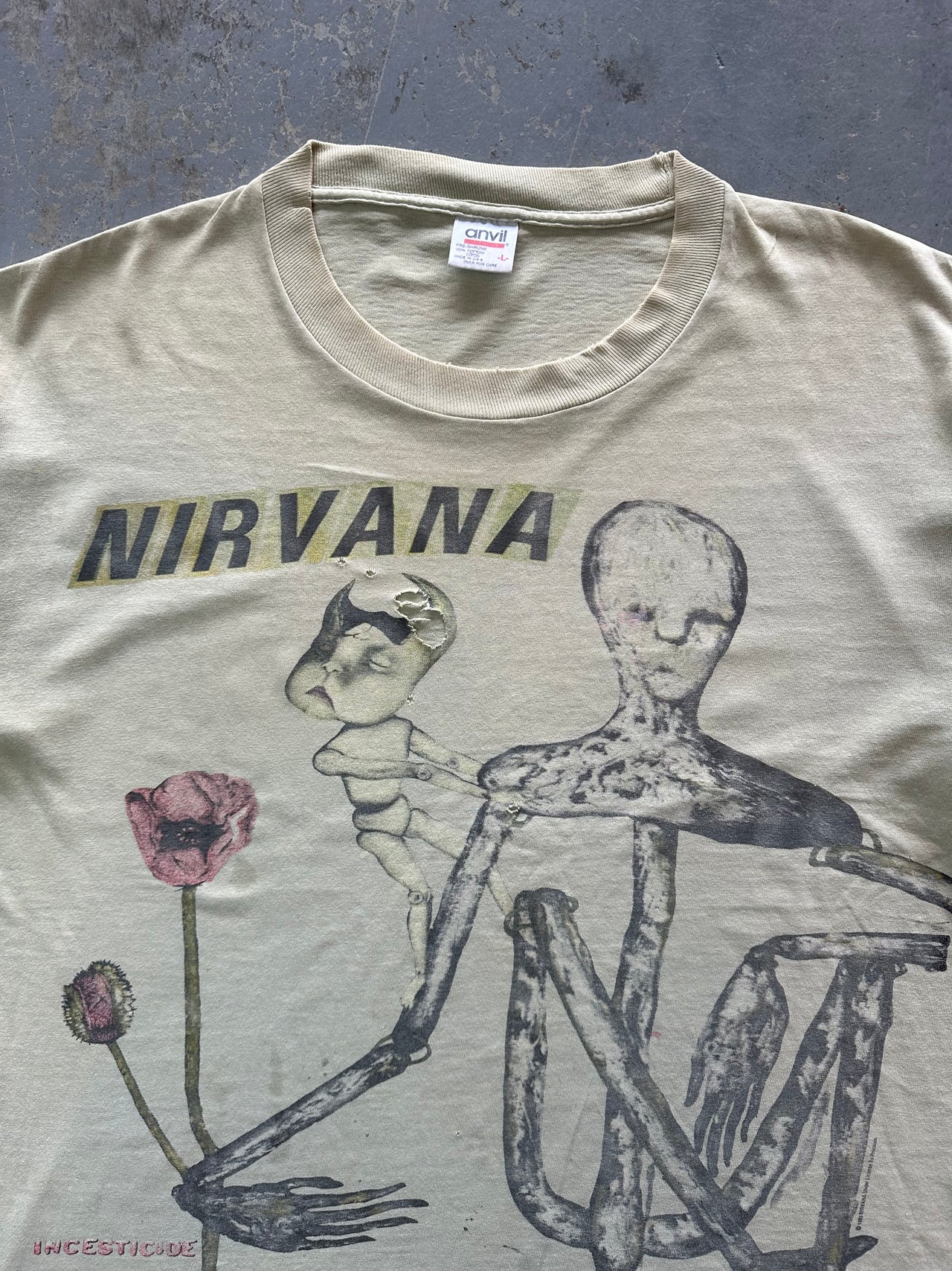 1990’s NIRVANA INCESTICIDE TEE L