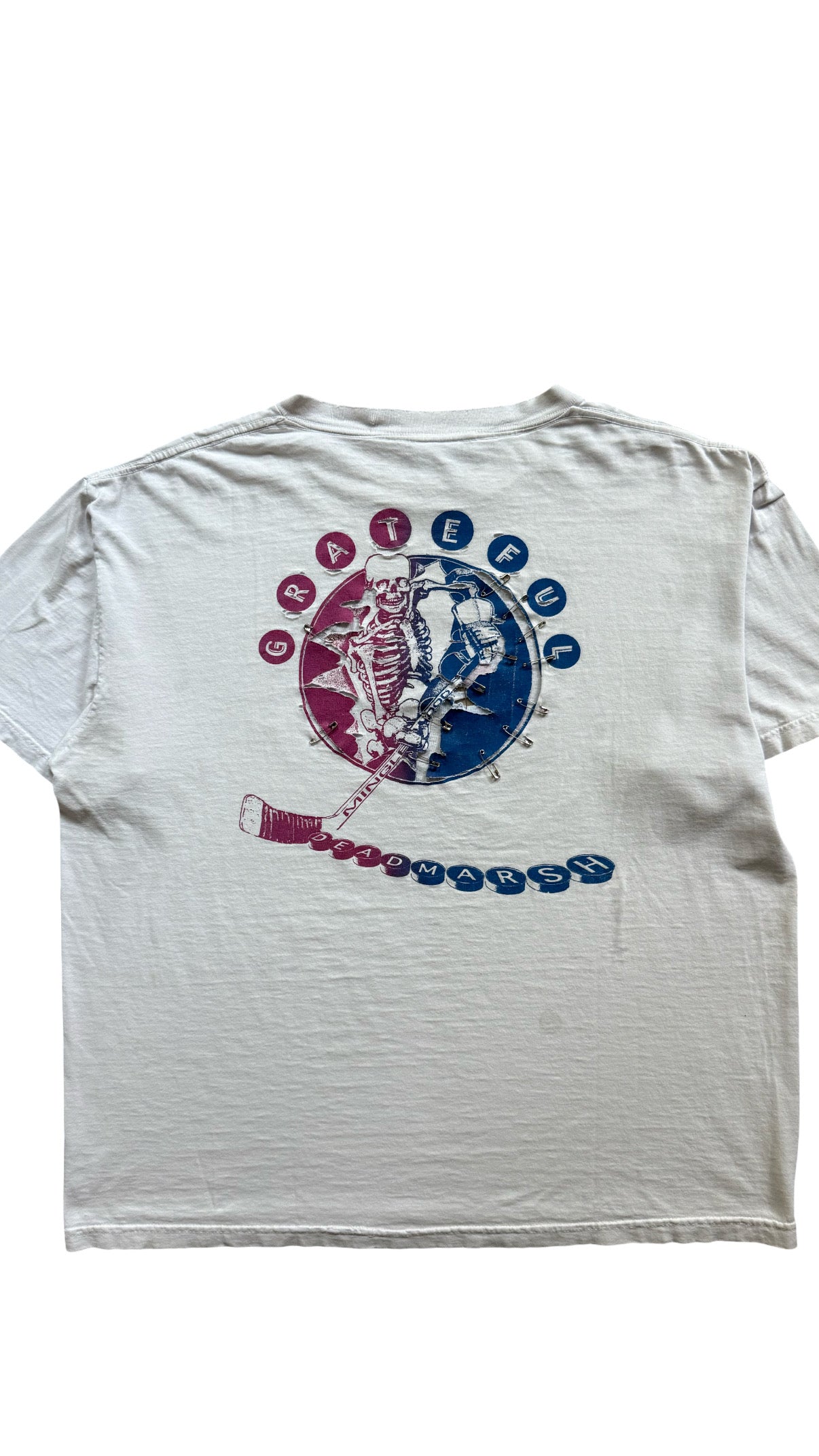 90’s GRATEFUL DEAD THRASHED HOCKEY TEE XL