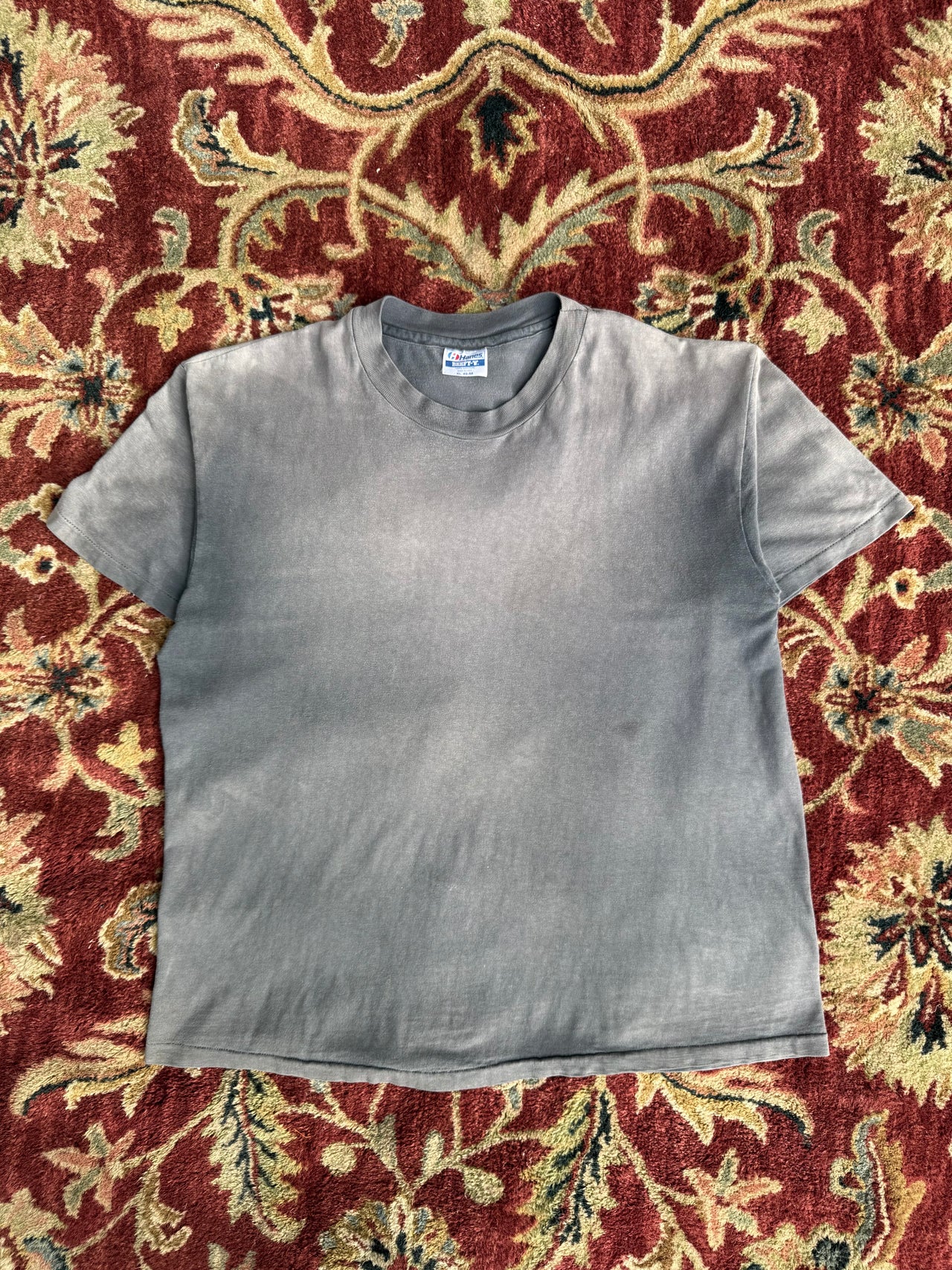 90’s SINGLE STITCH FADED SMOKED TEE XL