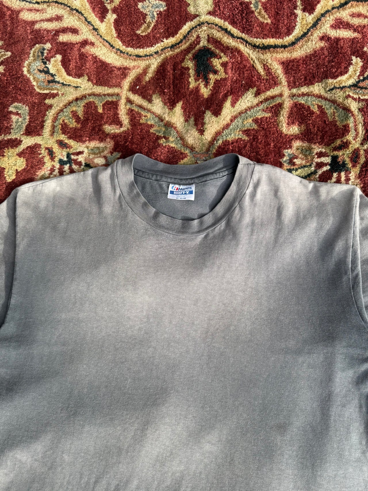 90’s SINGLE STITCH FADED SMOKED TEE XL