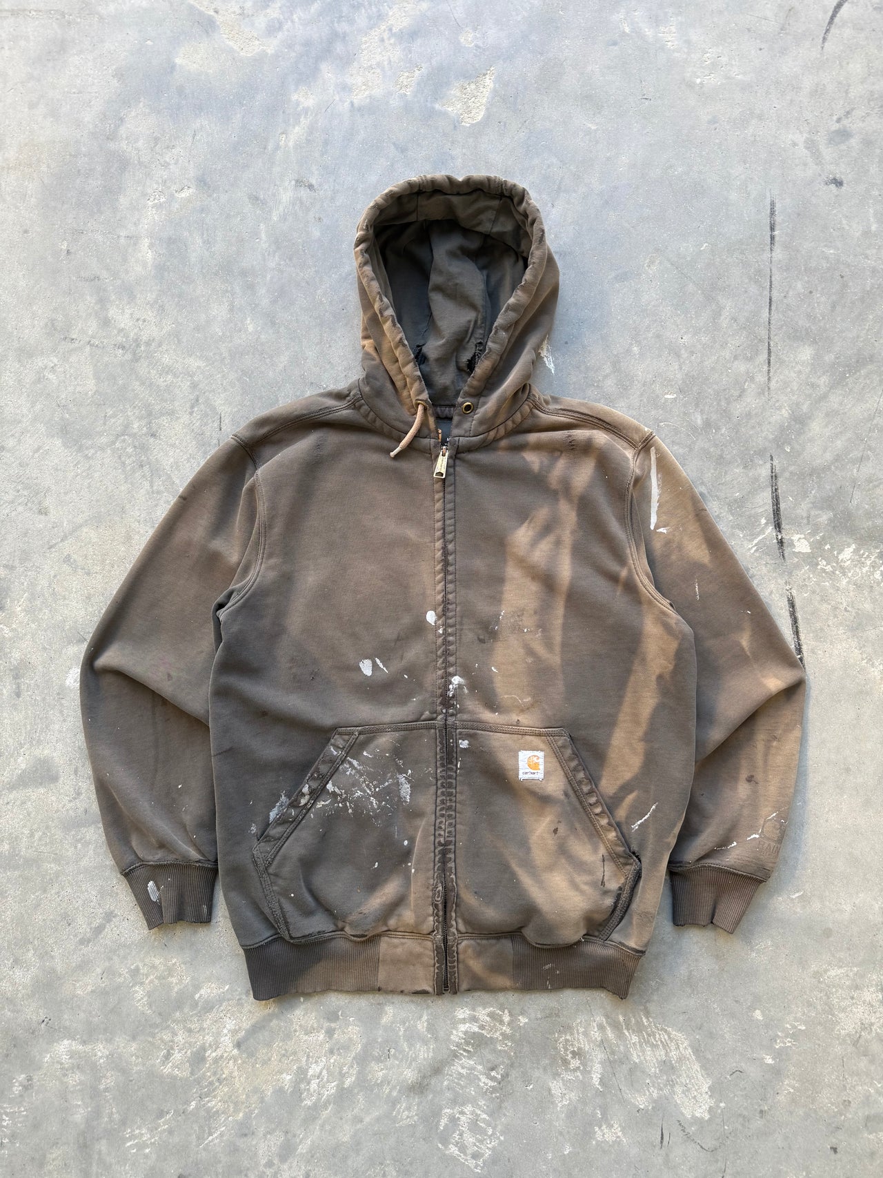90’s FADED SMOKED THRASHED PAINT SPLATTER CARHARTT L