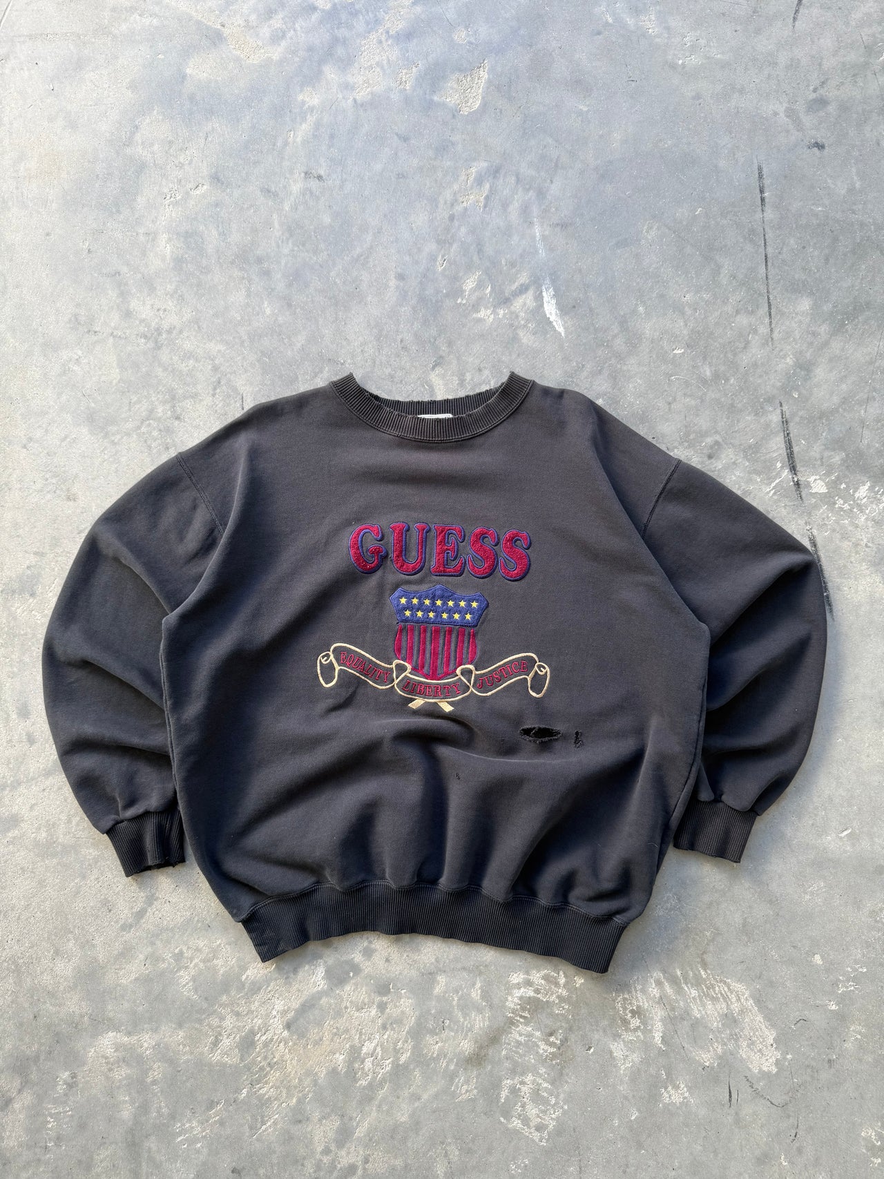 1990’s FADED BOXY HEAVYWEIGHT CREWNECK XL