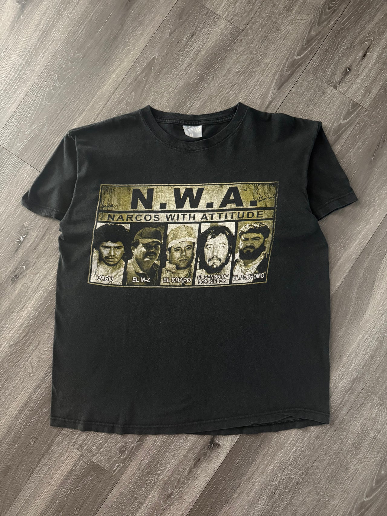 90’s NWA PABLO ESCOBAR SICARIO TEE L