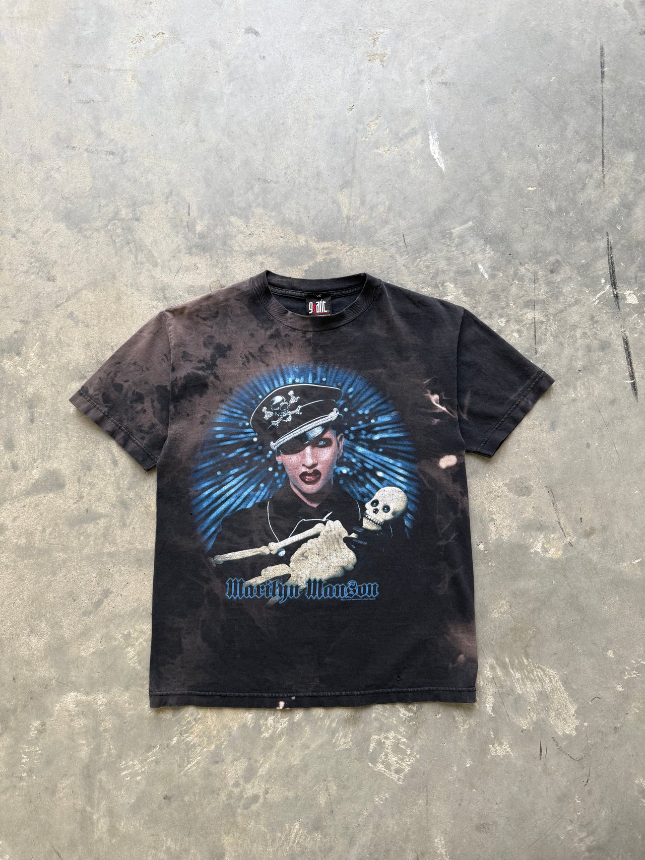 90’s MARYLIN MANSON FADED THRASHED TEE MEDIUM