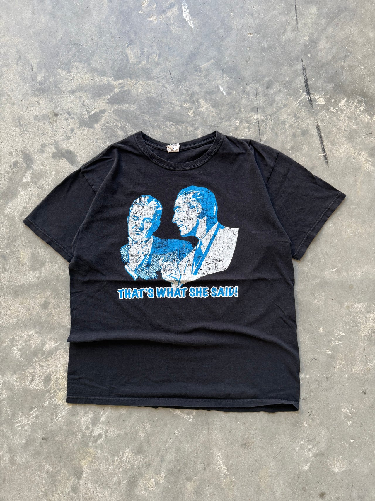 00’s THATS WHAT SHE SAID POP ART TEE LARGE