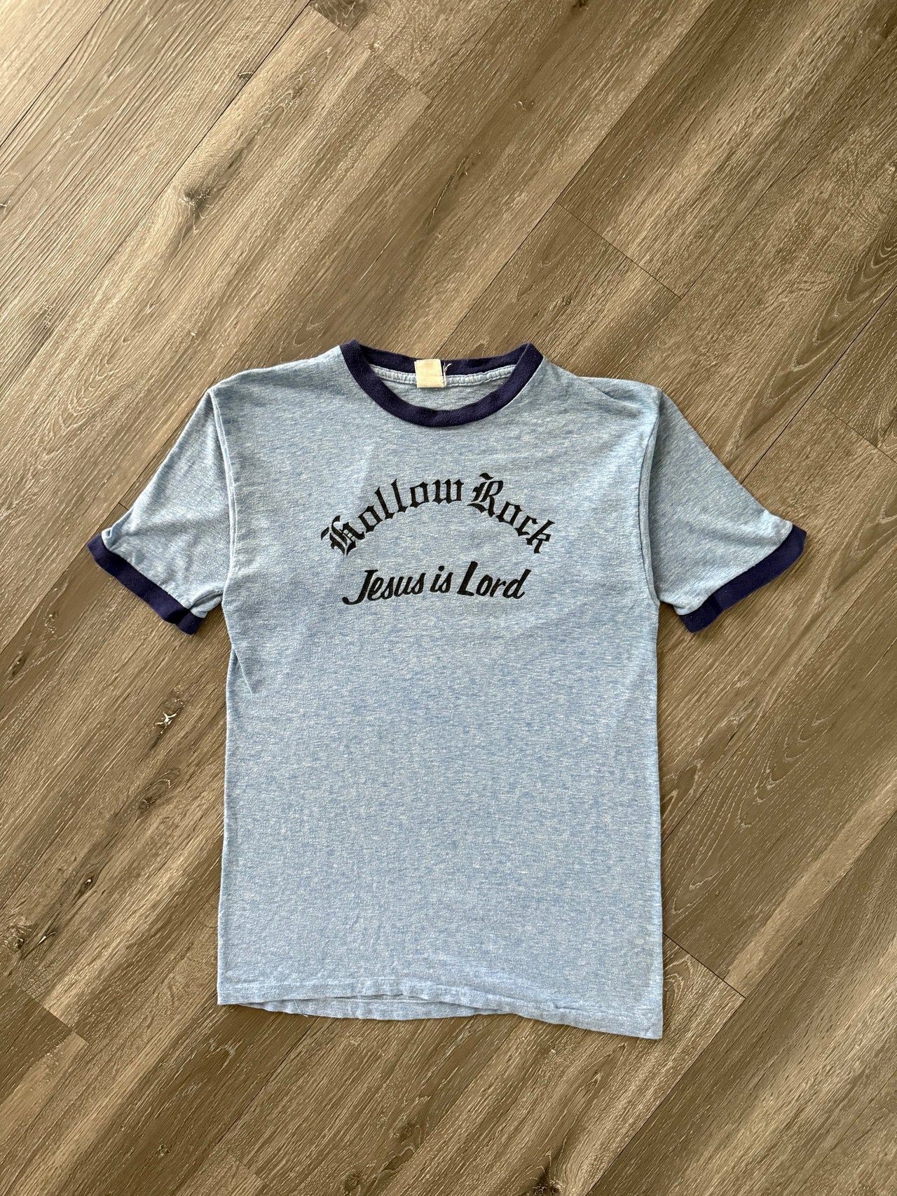 60’s RINGER JESUS IS LORD OLD ENGLISH TEE S