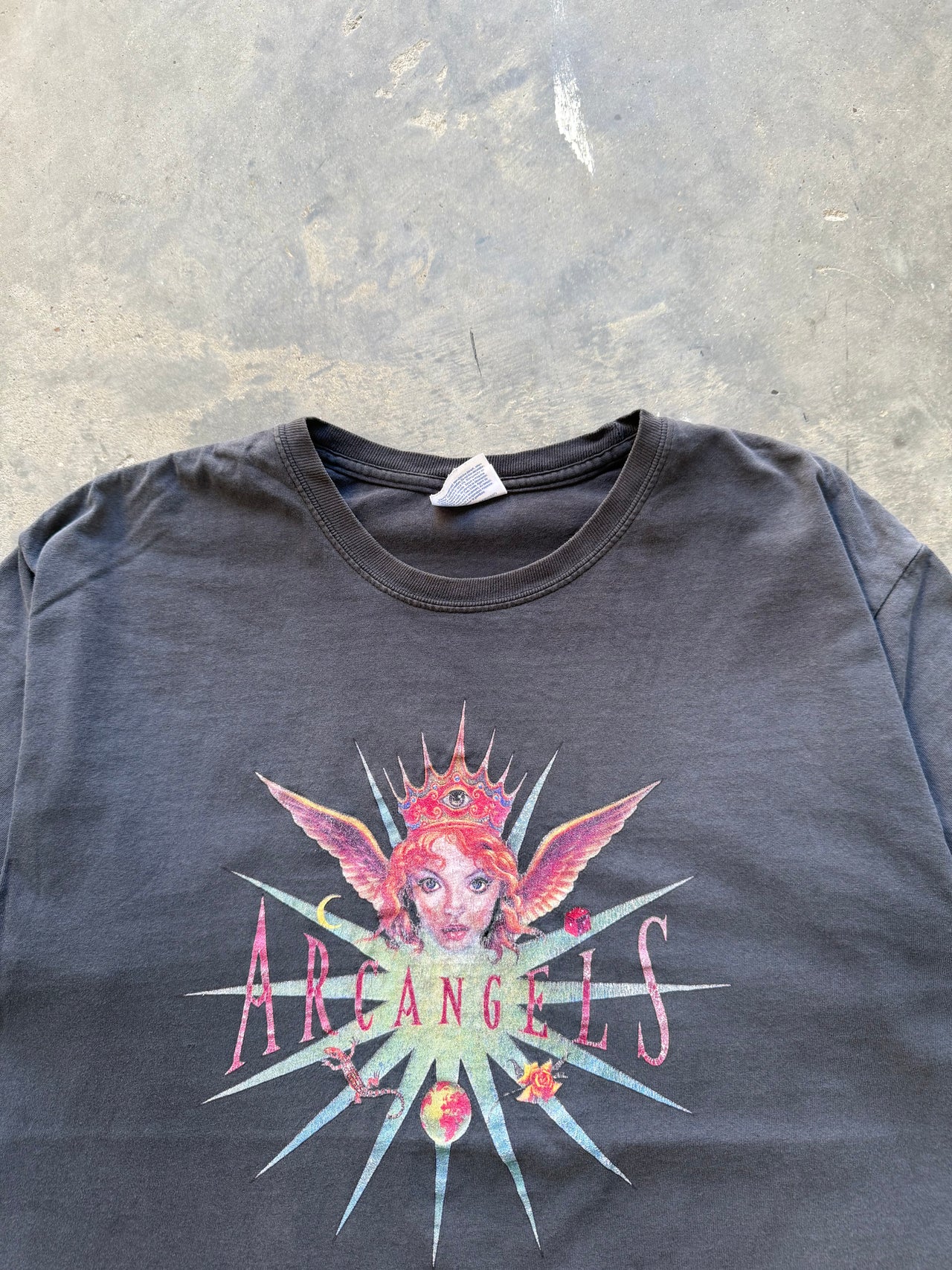 00’s ARCANGELS FADED SMOKED TEE LARGE