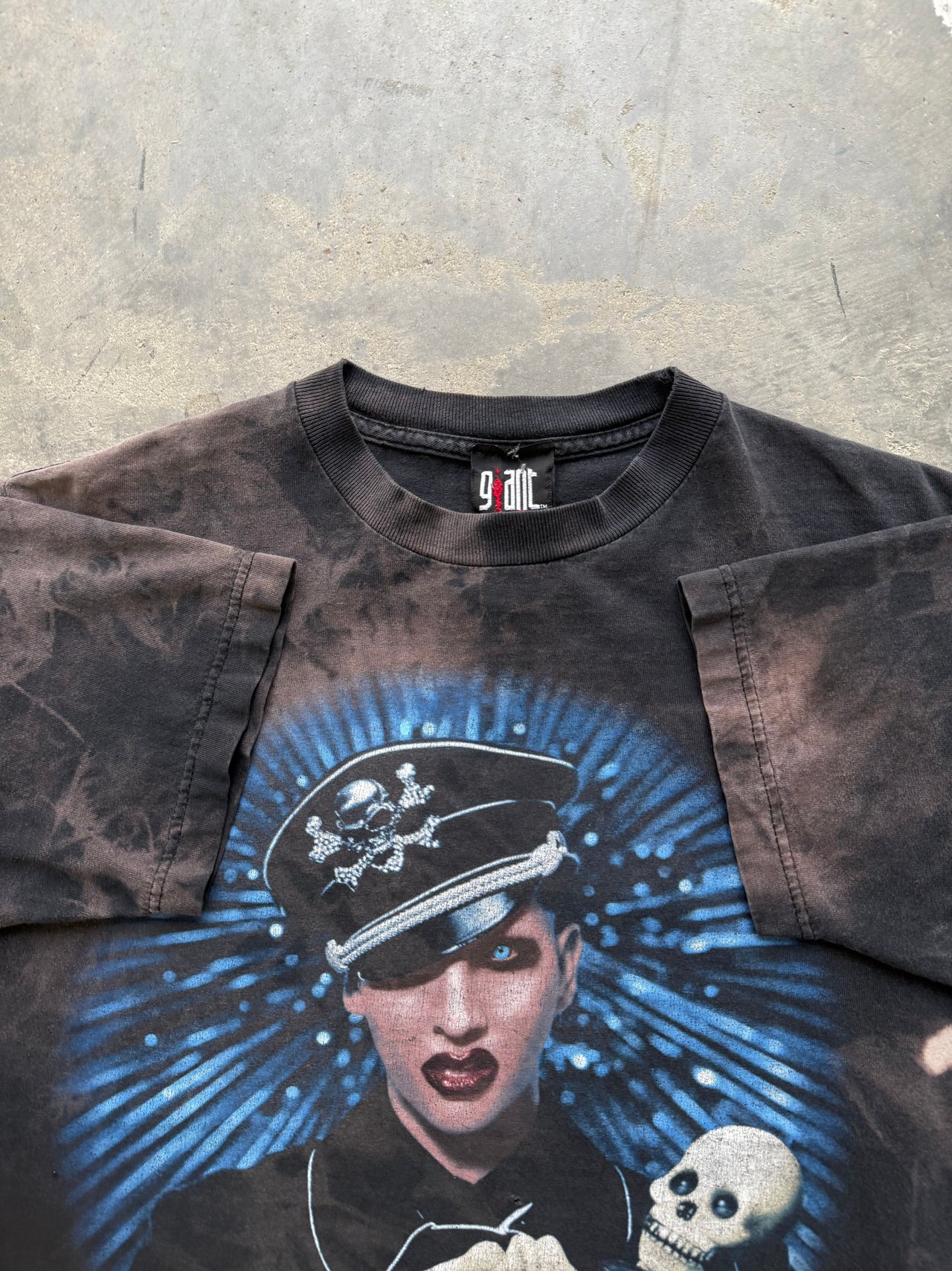 90’s MARYLIN MANSON FADED THRASHED TEE MEDIUM