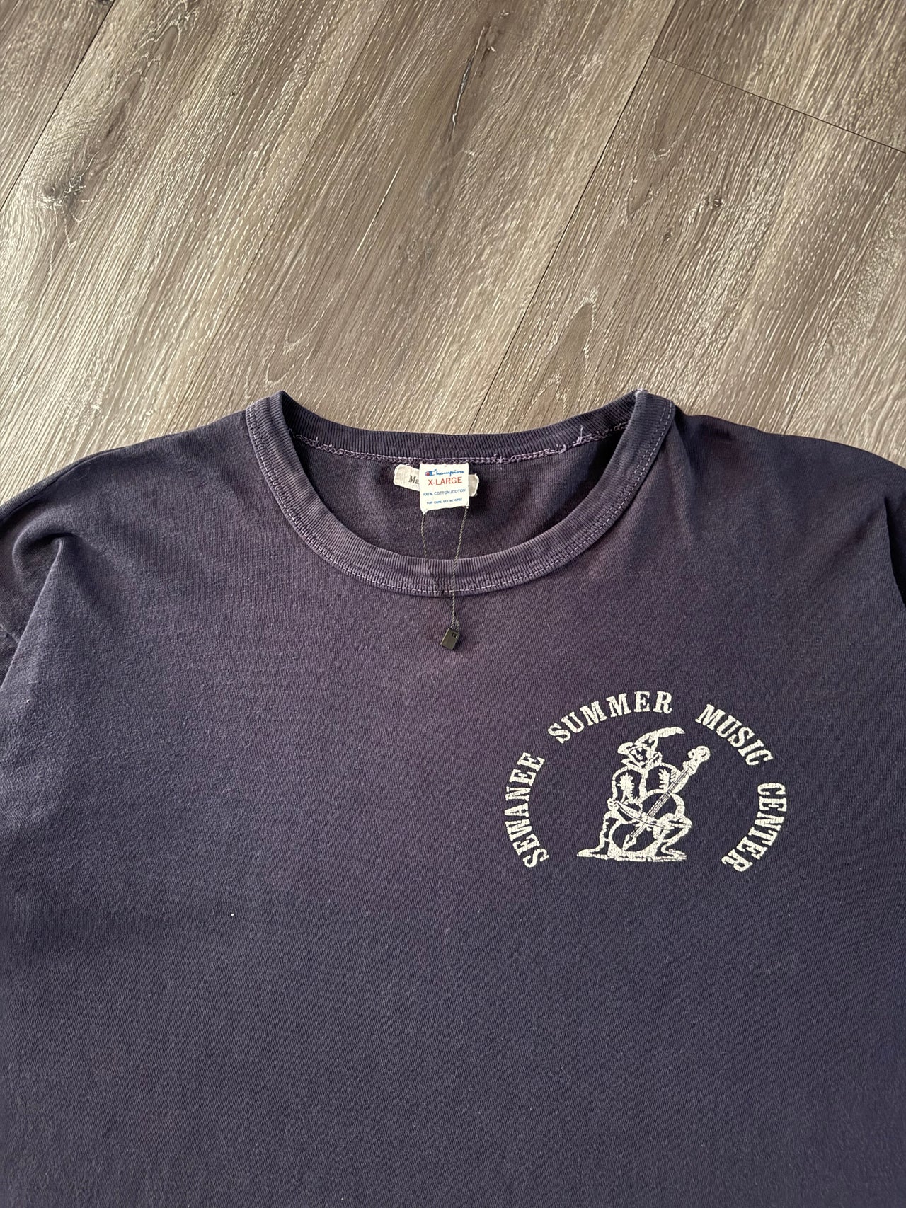 70’s SEWANNE MUSIC CENTER CHAMPION TEE XL