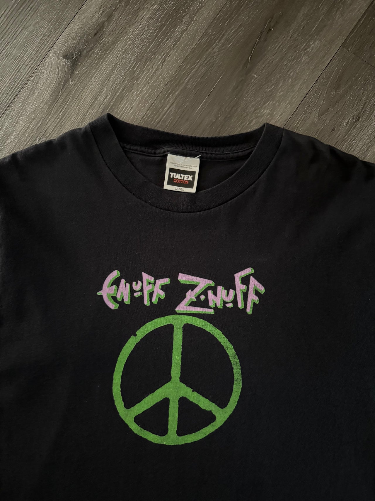 90’s ENUFF ZNUFF PEACE BAND TEE L