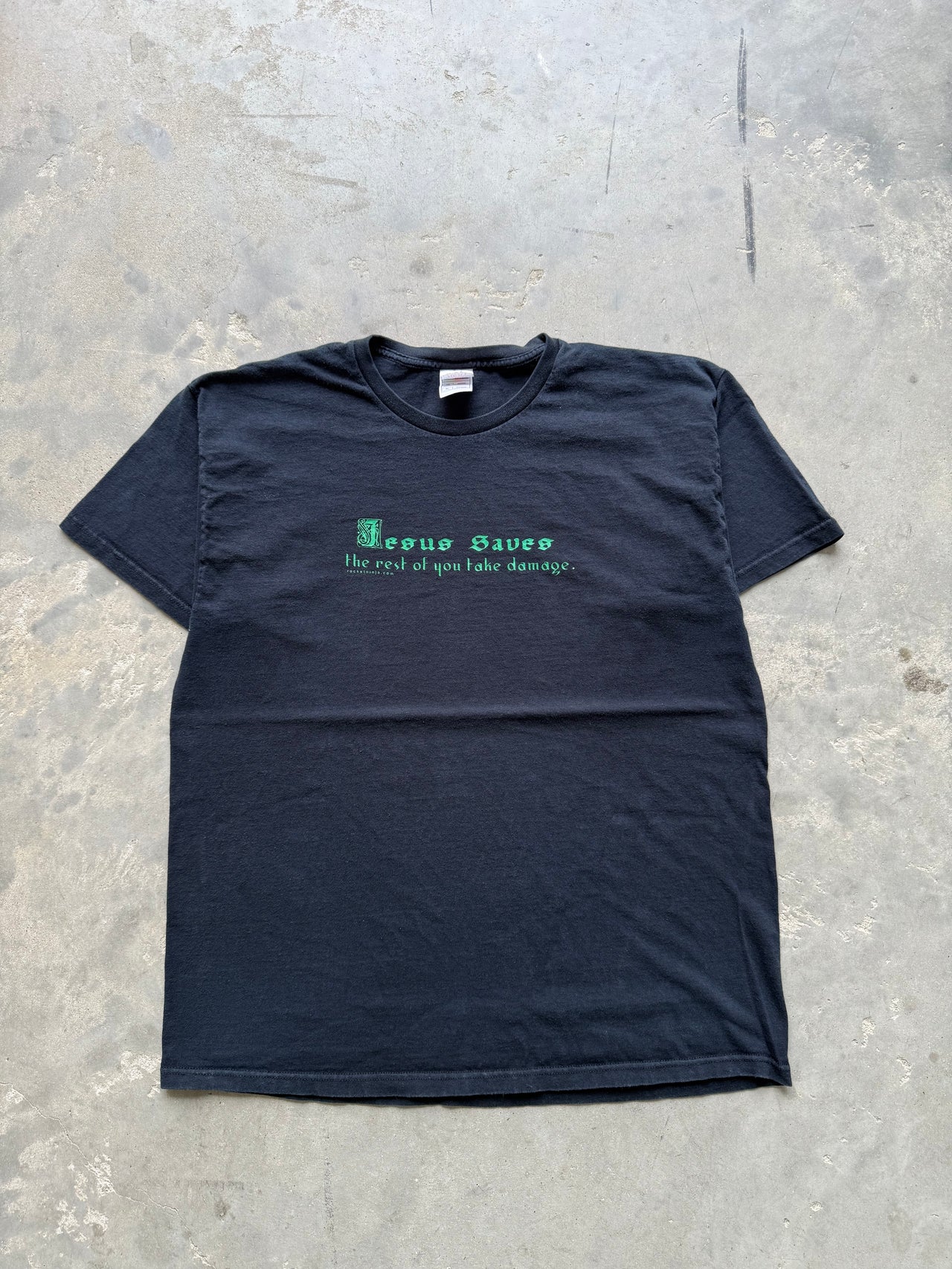 00’s JESUS SAVES THE REST OF YOU TAKE DAMAGE XL