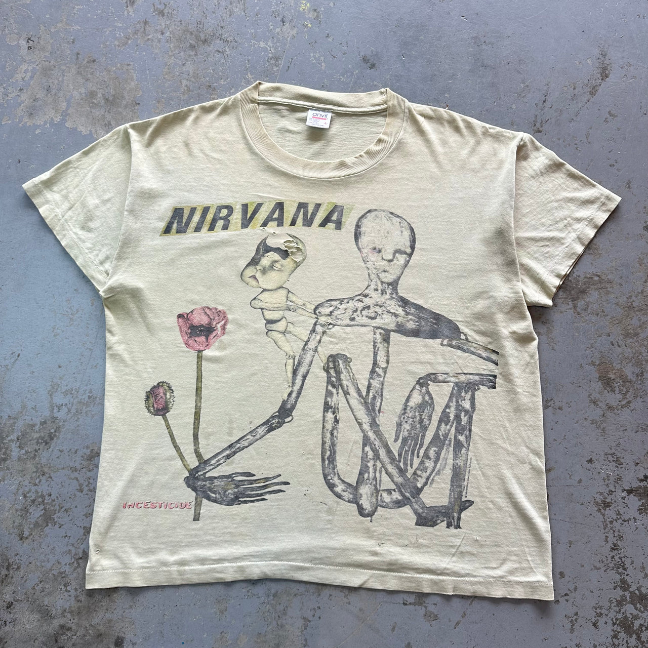1990’s NIRVANA INCESTICIDE TEE L