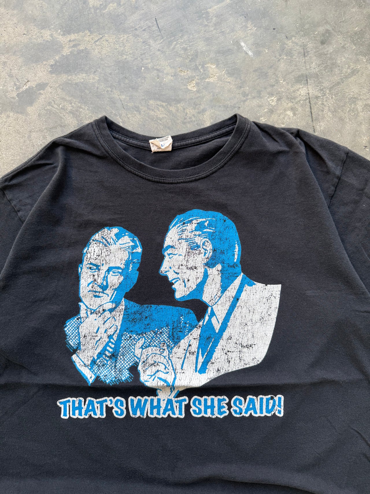 00’s THATS WHAT SHE SAID POP ART TEE LARGE