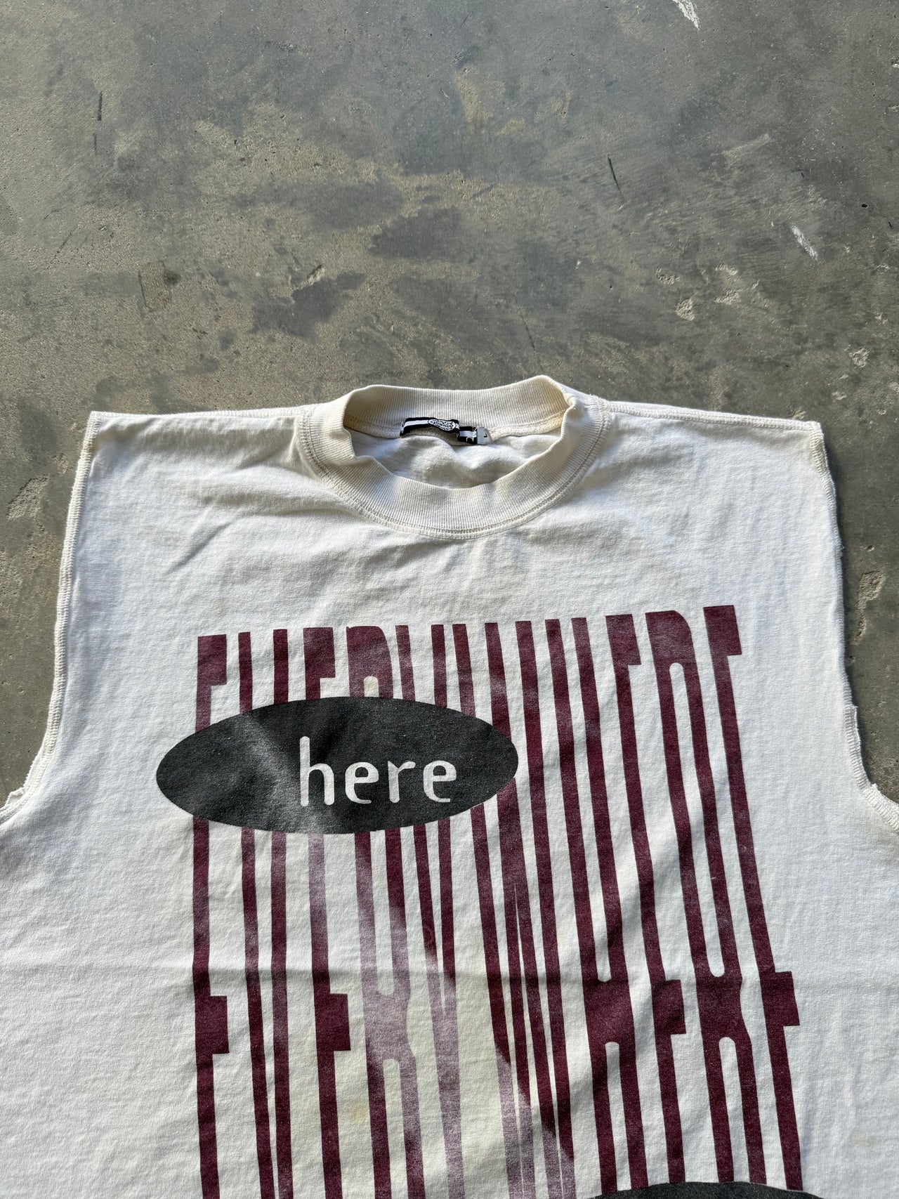 90’s MARITHE FRANCOIS GIRBAUD IMMIGRANT TEE XL