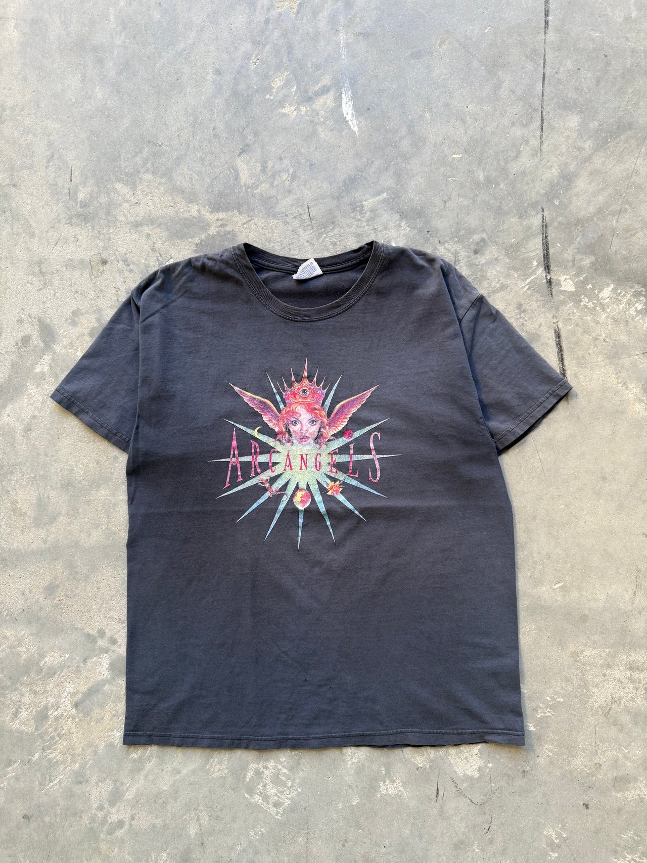 00’s ARCANGELS FADED SMOKED TEE LARGE