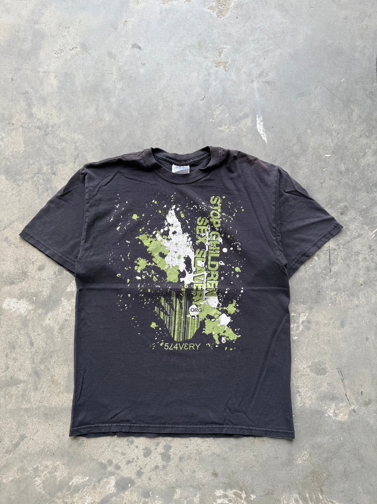 00’s SEX EXPLOTION SLAVERY TEE LARGE