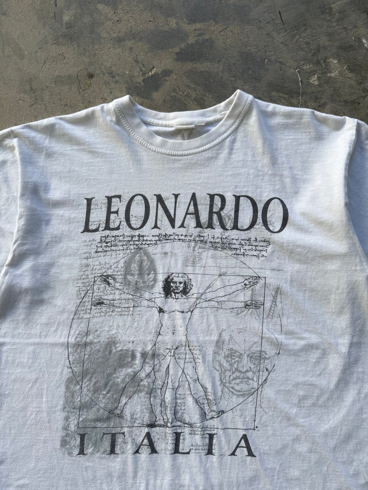 1990’s LEONARDO ITALIAN ART TEE LARGE