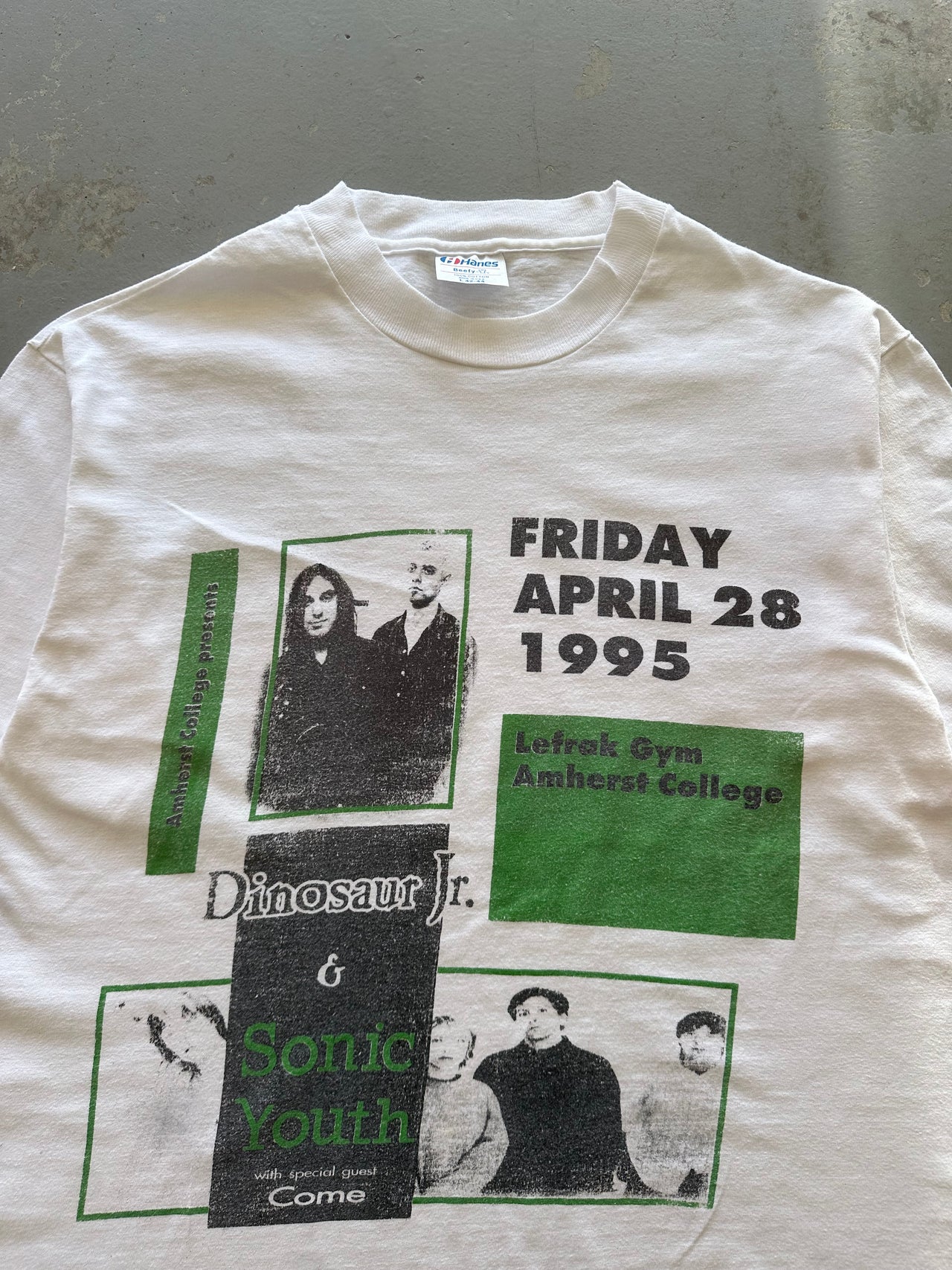 1990’s SONIC YOUTH DINO JR CREW MEMBER ONLY TEE L