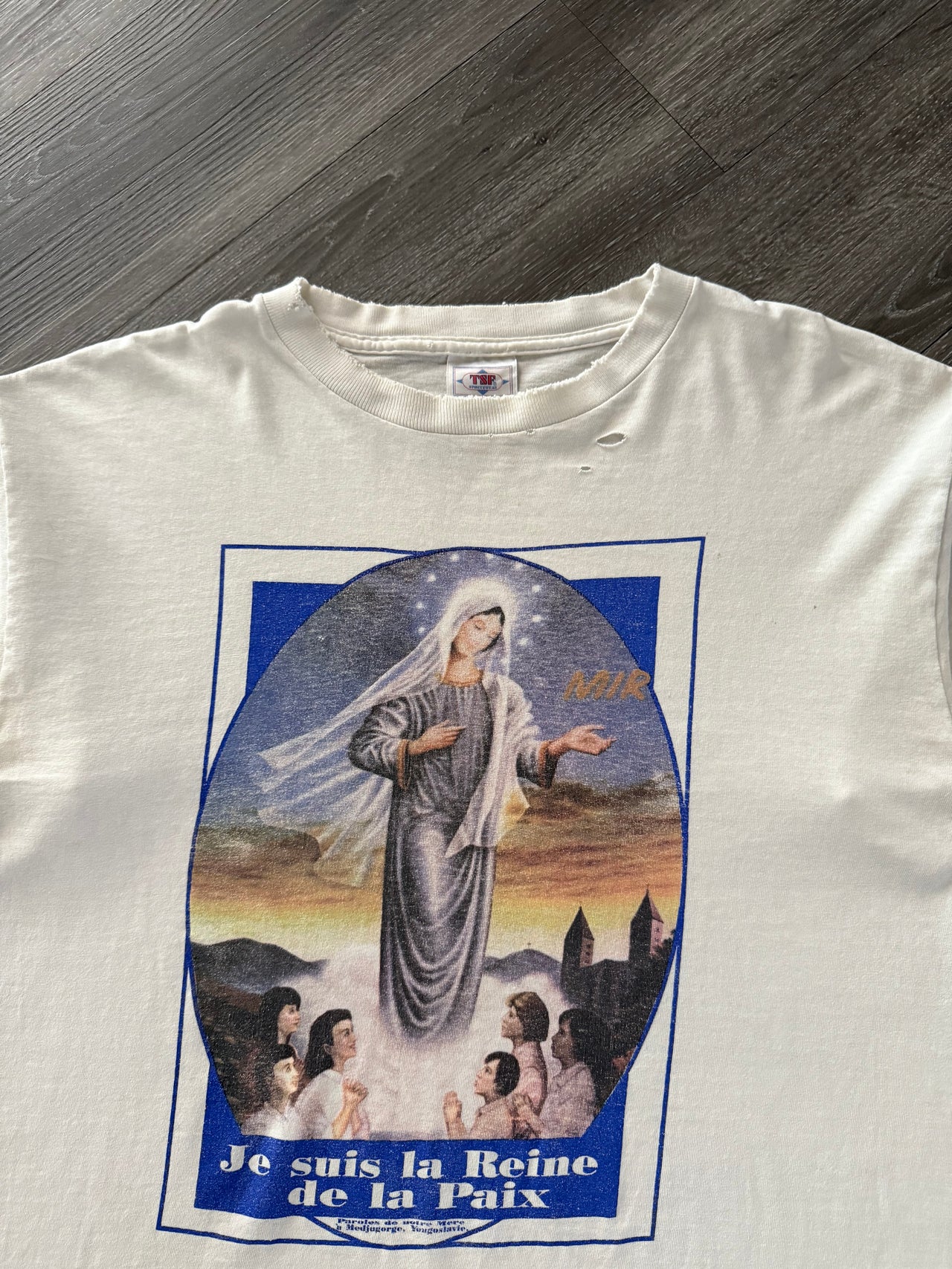 90’s JESUS RELIGION BOXY TEE XL