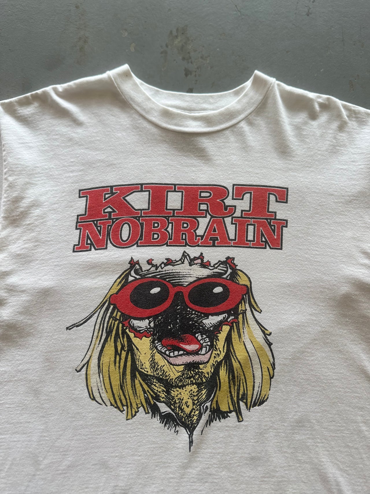 1990’s KURT COBAIN NOBRAIN TEE XL