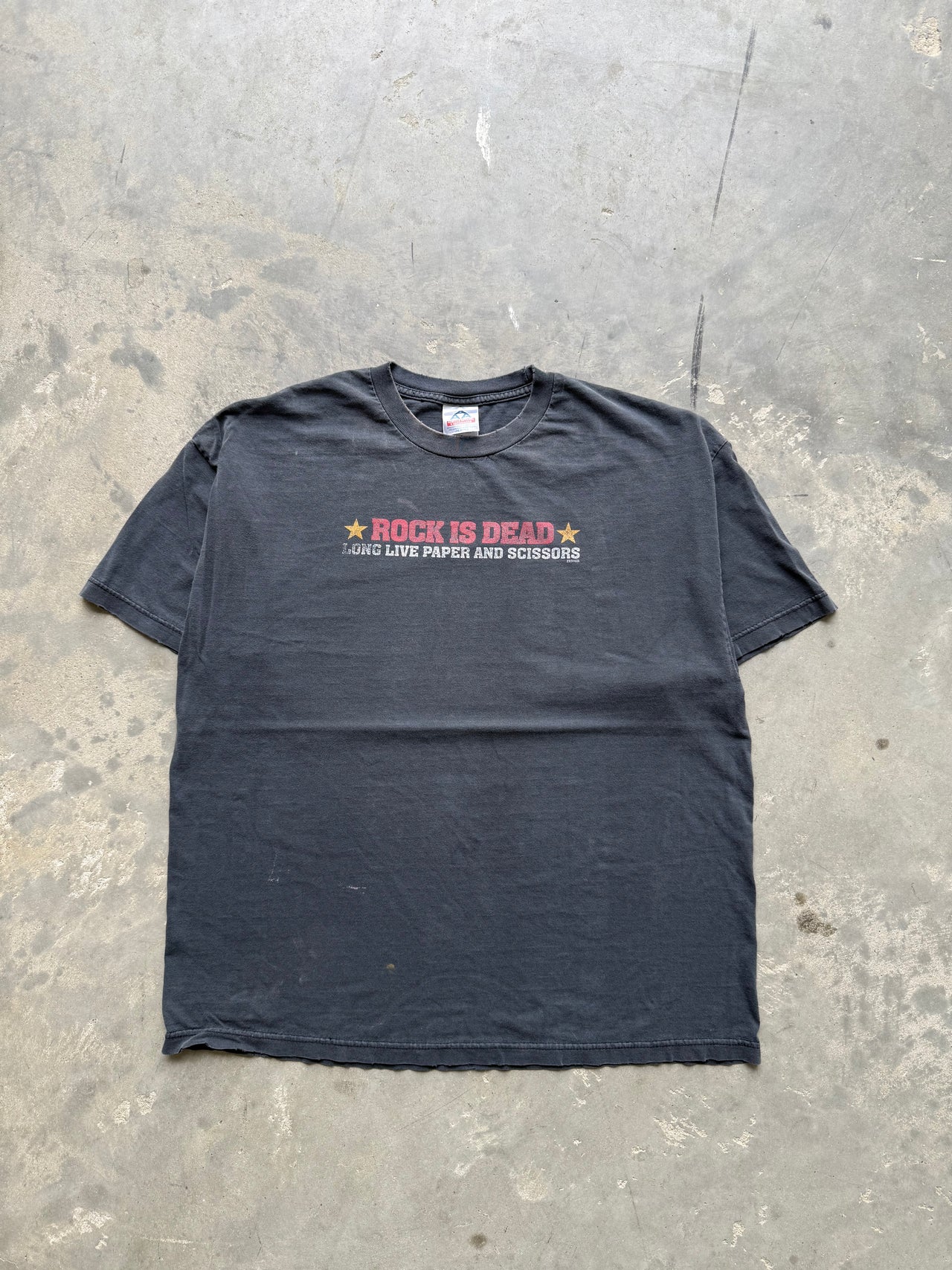 90’s ROCK IS DEAD LL PAPER AND SCISSORS PARODY XL