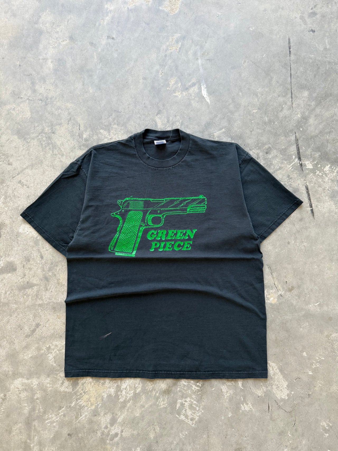 90’s GREEN PIECE GLOCK TEE XL